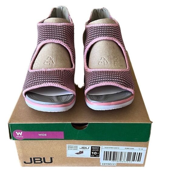 JBU Margot Blush Snake Water Shoes Sz.10W - Picture 1 of 4
